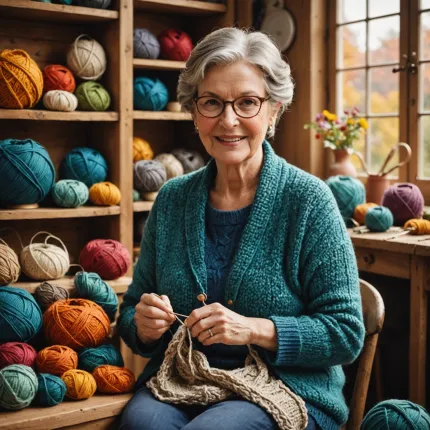 Вязание как искусство и стиль: вдохновение для женщин 50+