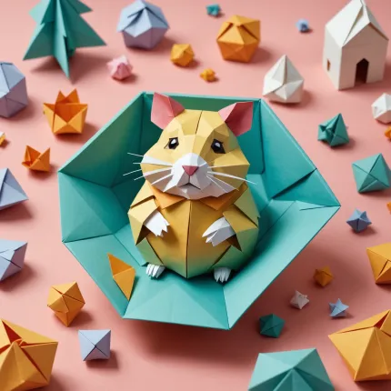 Хомяк из бумаги: оригами как увлекательное искусство и способ самовыражения