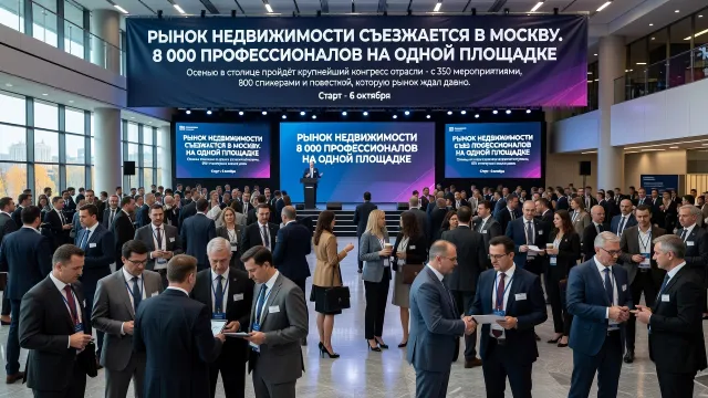 Рынок недвижимости съезжается в Москву. 8 000 профессионалов на одной площадке